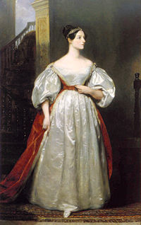 Ritratto di Ada Augusta Byron contessa di Lovelace