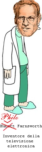 Philo Farnsworth, inventore della televisione, ispiratore del personaggio di Huber Farnsworth di Futurama