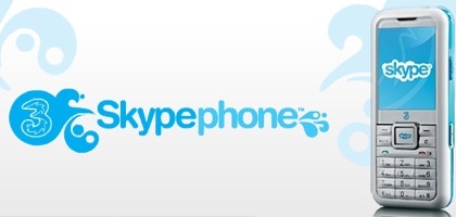 Logo e immagine skypephone di 3